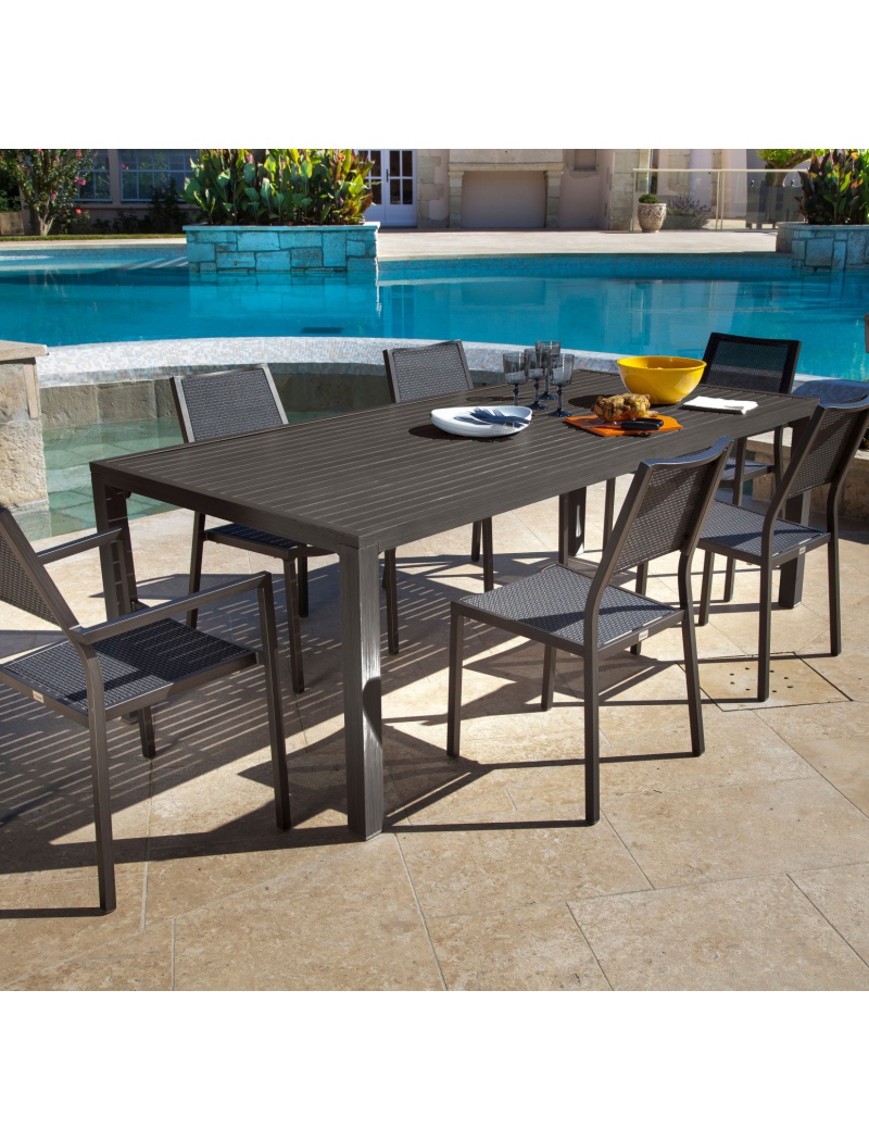 Proloisirs Table Milano 220 Brun